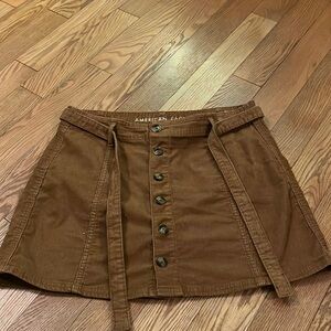 American Eagle Tan corduroy skirt